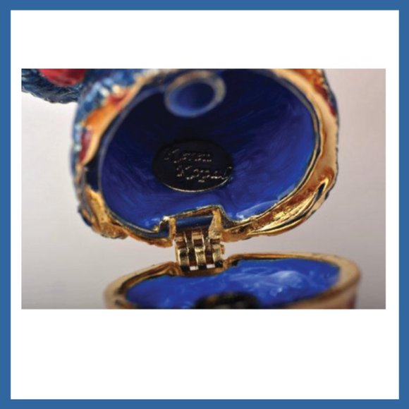 KEREN KOPAL Winter Deer with Blue Coat & Red Scarf - Picture 3 of 5